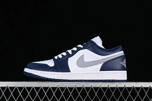 All categories Air Jordan Jordan series basketball shoes Air Jordan 1 Low G version pure original Air Jordan 1 Low AJ1 Joe 1 white blue gray low-top cultural basketball shoes 553558-141